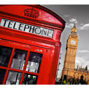 Obraz Londyn – buska telefoniczna i Big Ben