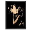 Plakat całująca się para kochanków