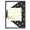 Plakat z kolekcji Summer – złoty napis “Summer”