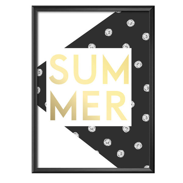 Plakat napis Summer