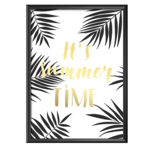 Plakat z napisem “It’s summer time”