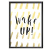 Plakat z kolekcji Summer – złoty napis “Wake up”