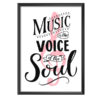 Plakat music is the voice of the soul